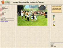 Tablet Screenshot of mein-laubach.de
